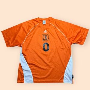 Vintage Duquesne Dukes Adidas Y2K Soccer Jersey Men’s XL Orange Vtg 2000s